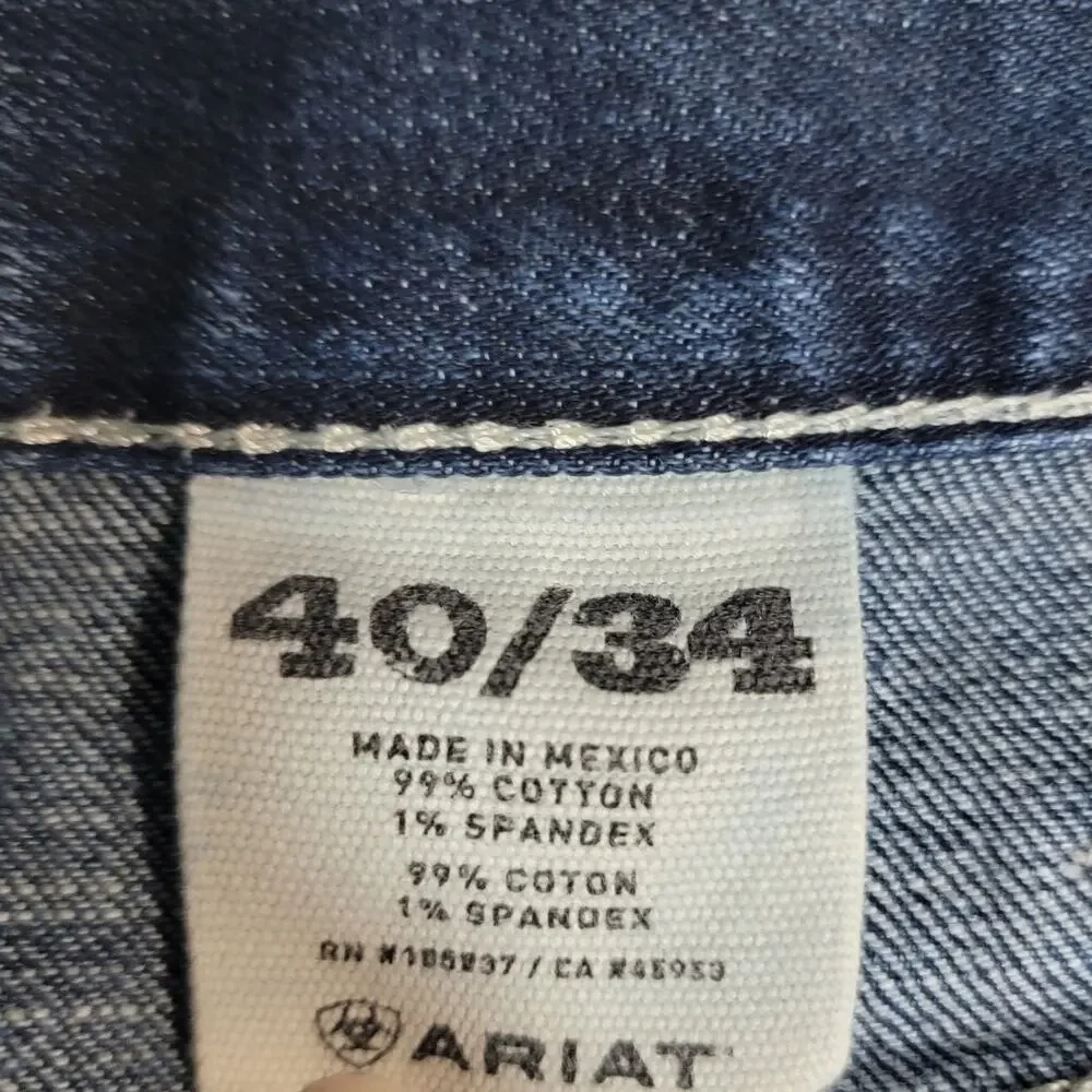 Ariat Mens Jeans M4 Low Rise Boot 40x34 Style10021836 - Picture 8 of 10